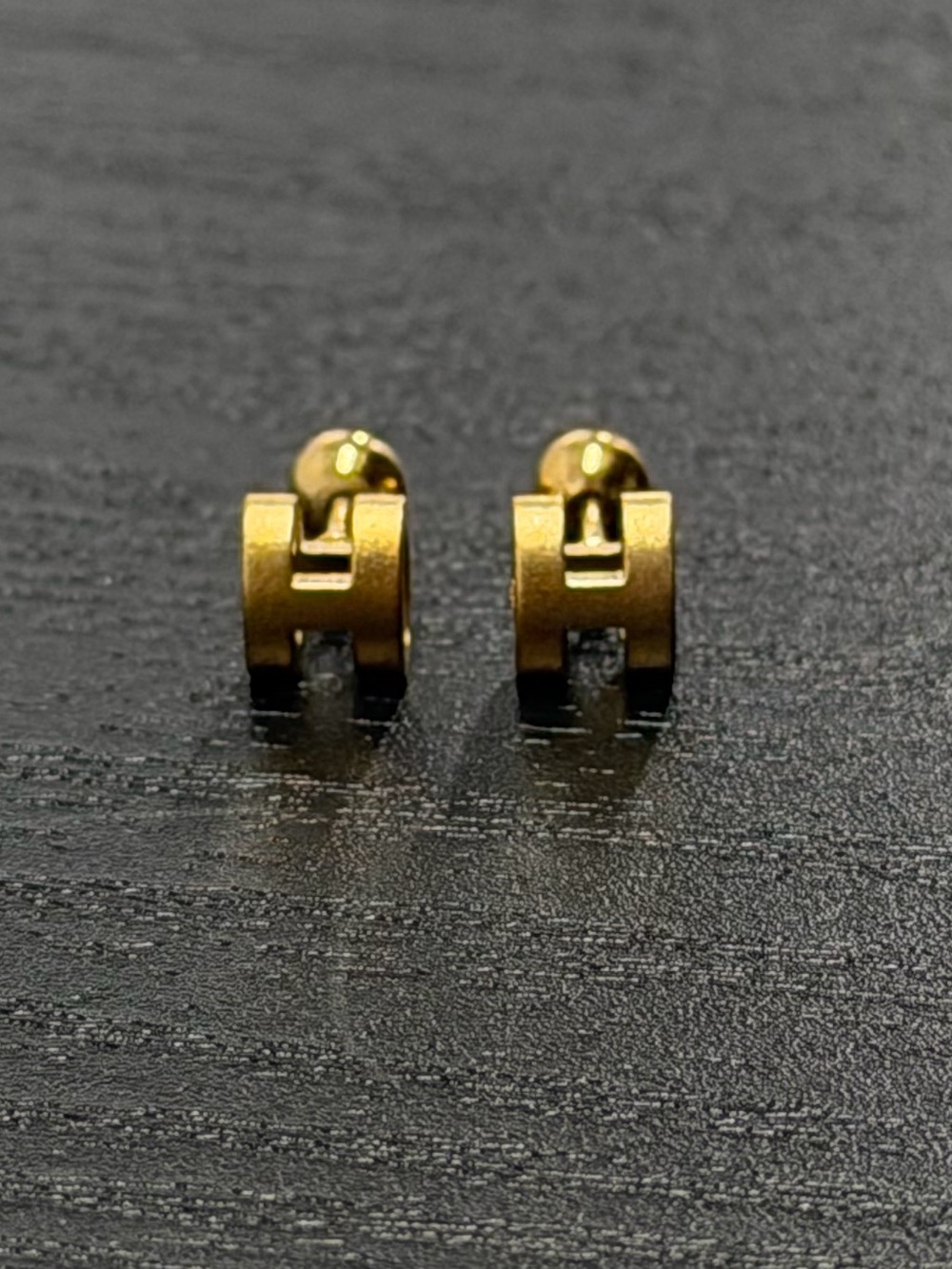 Mini Letter Stud Earrings